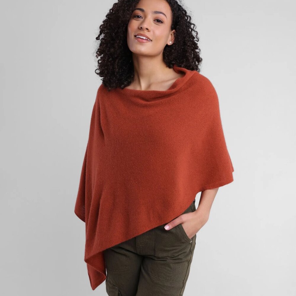 Alashan Cashmere Dress Topper, Autumn Color